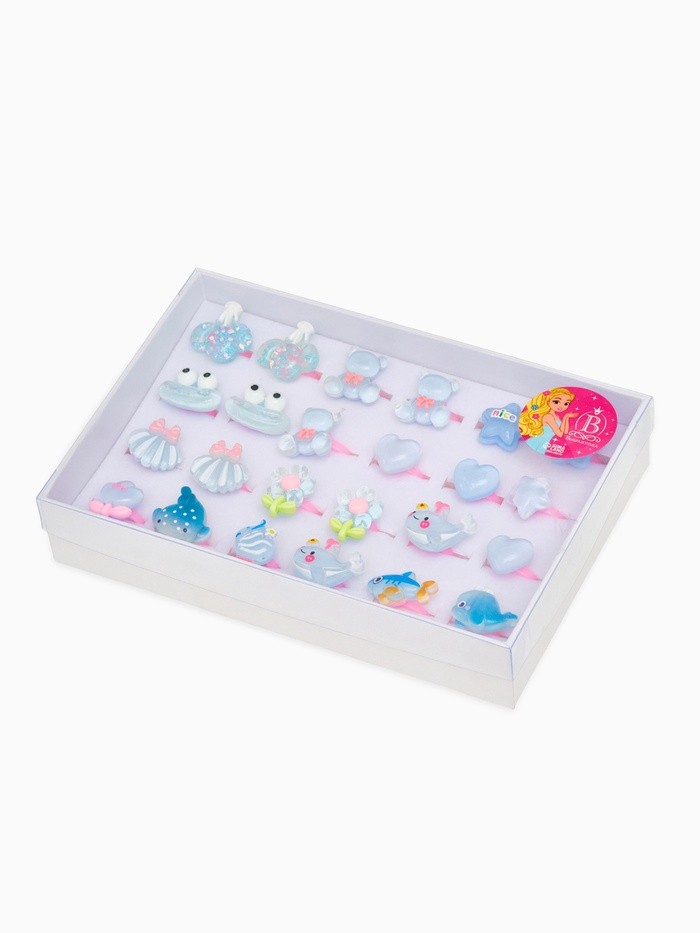 Кольцо «Выбражулька. Морской мир», форма МИКС, цветное, безразмерное