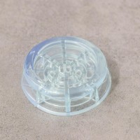 Набор подставок антивибрационных «Доляна», 4 шт, круглые, прозрачный