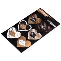 Наклейки для цветов и подарков "Love",  16 х 7,7 см