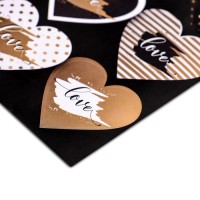 Наклейки для цветов и подарков "Love",  16 х 7,7 см