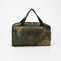 Косметичка на молнии, цвет камуфляж/коричневый