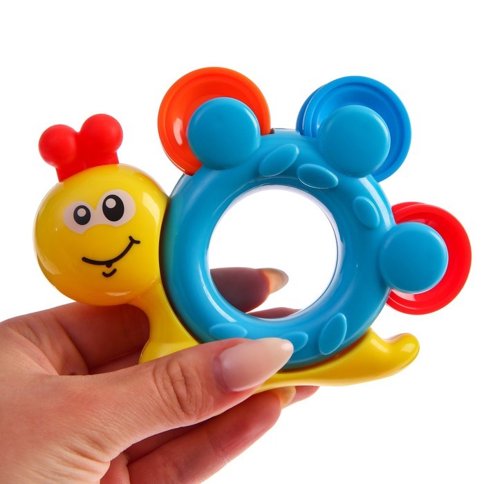 Погремушка «Улитка» с прорезывателем