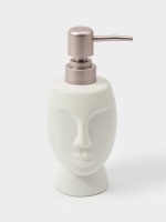 Дозатор для жидкого мыла SAVANNA «Вуду», 240 мл, цвет белый