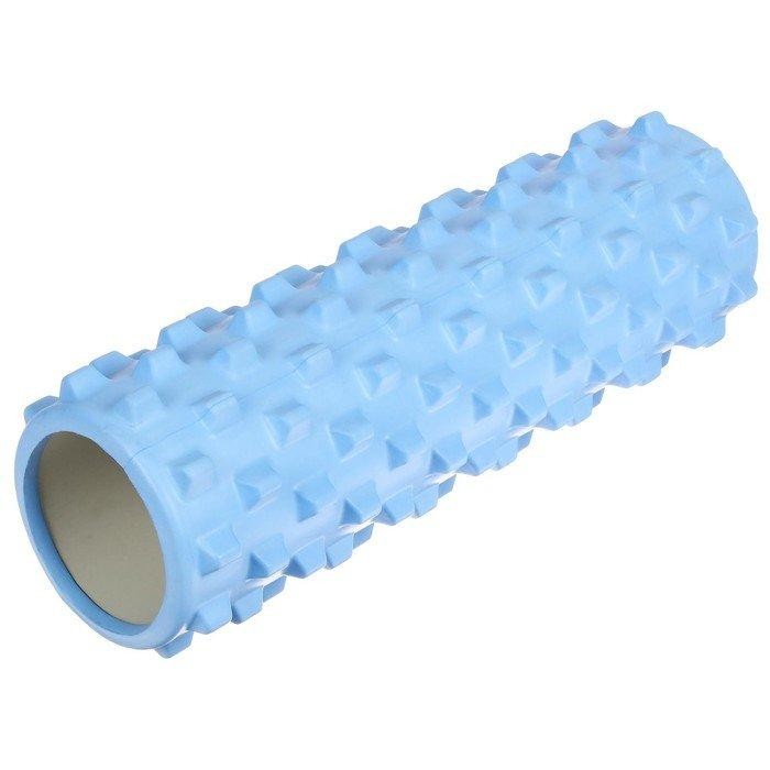 Роллер массажный для йоги 45 х 15 см, цвет красный