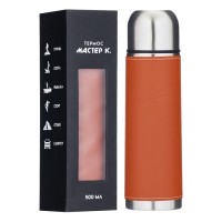 Термос, 500 мл, Гильза "Мастер К", с кружкой, сохраняет тепло 8 ч