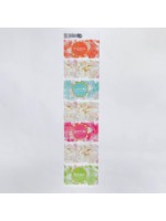 Термонаклейки на 7 яиц «Счастье рядом» на пасху, 7.3×34.2 см