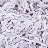 Наполнитель бумажный для подарков, белый, 1000 г