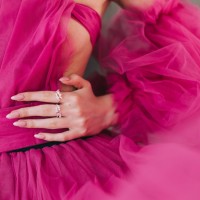 Набор колец 2 штуки «Япония» нежные цветы, цвет белый в серебре, безразмерные