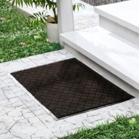 Коврик придверный влаговпитывающий «Галант», 40×60 см, цвет коричневый