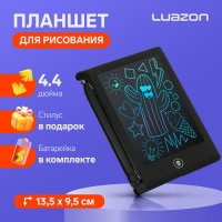 Планшет для рисования и заметок Luazon TAB-3, 4.4", чёрный