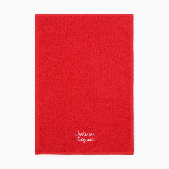 Полотенце махровое Этель "Любимая бабушка" 35х50+-5 см, 100% хлопок, 350 г/м2