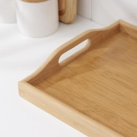 Поднос с ручками Доляна Striata, 41×28×5 см, бамбук