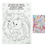 Аппликация стразами для детей «Зайка», набор для творчества на 8 марта