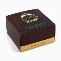 Коробка складная «Мужская», 14×14×8 см