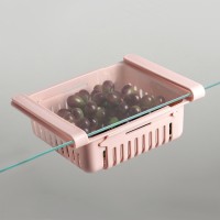 Полка подвесная в холодильник раздвижная Доляна, 20(28)×16.2×7.5 см, МИКС