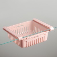 Полка подвесная в холодильник раздвижная Доляна, 20(28)×16.2×7.5 см, МИКС