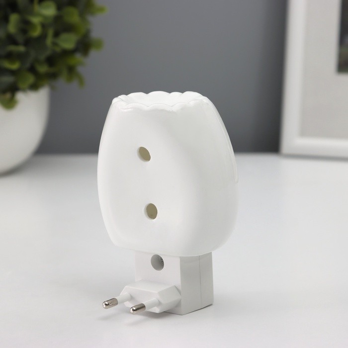 Светильник "Лисичка" 1х7Вт Е11 белый 6х7х12см