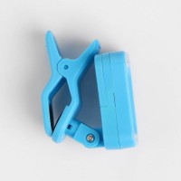 Тюнер для настройки гитары, прищепка, голубой