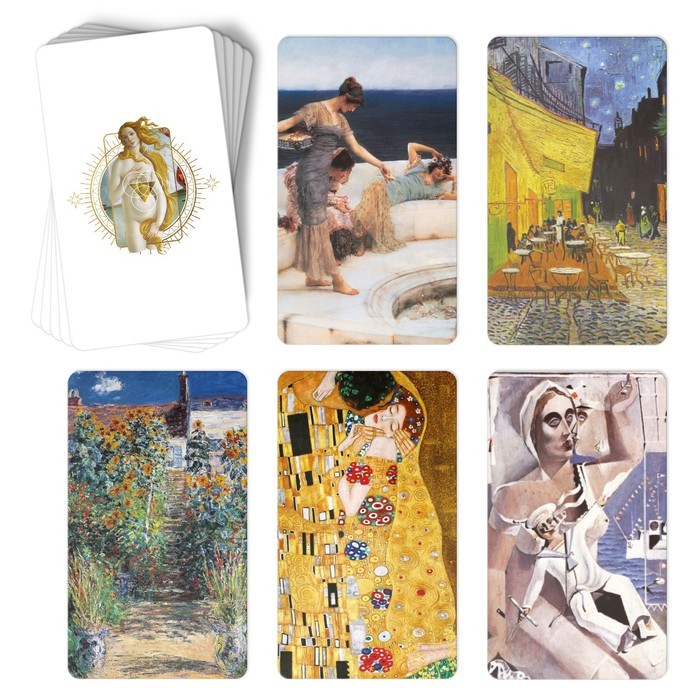 Метафорические ассоциативные карты «По мотивам мировых полотен», 50 карт (7×12 см), 16+