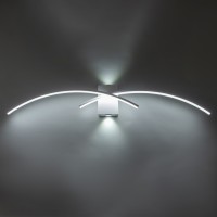 Бра "Линии" LED 35Вт 6000К белый 100х6х15 см