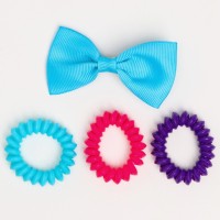 Резинки для волос и заколка «Радуга Деш», 3 шт., My little Pony