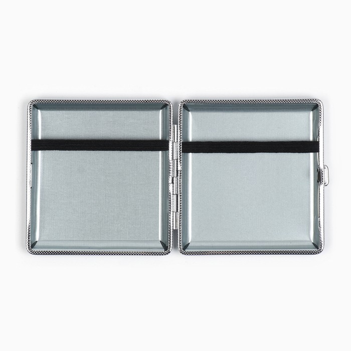 Портсигар на 20 сигарет «Настоящий мужчина», 9.9×9.4×1.9 см