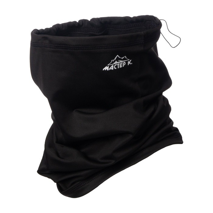 Бафф спортивный «Мастер К» для защиты от ветра и пыли, мужской, чёрный