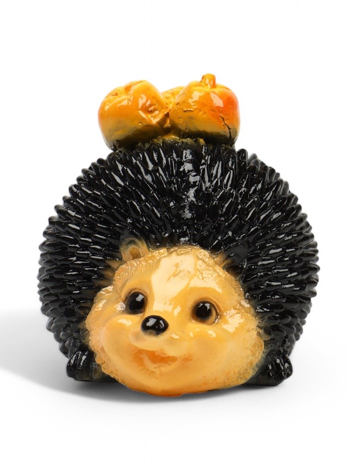 Садовая фигура из гипса «Еж с яблоками», 14×19×16 см