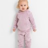 Костюм для девочки (толстовка, брюки) «Крошка Я», рост 68-74 см, лиловый