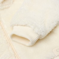 Костюм плюшевый: толстовка и брюки «Крошка Я», рост 74-80, молочный