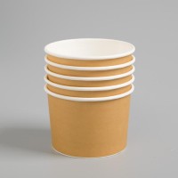 Стакан-креманка «Крафт» под мороженое и десерты, 250 мл, верхний диаметр 93 мм