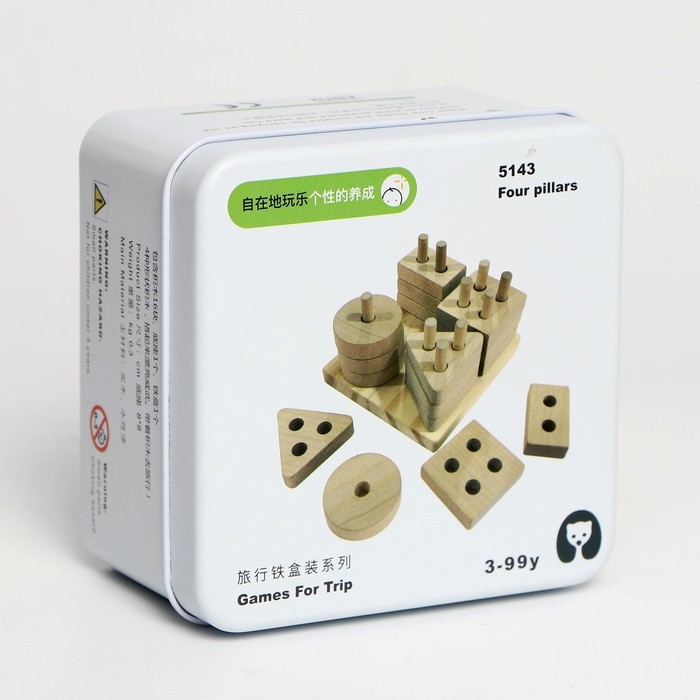 Детский развивающий набор «Пирамидка» 8 × 8 × 4 см Детский развивающий набор «Пирамидка» 8 × 8 × 4 см