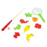 Магнитная рыбалка для детей «Морские жители», 10 предметов: 1 удочка, 1 сачок, 8 игрушек, цвета МИКС