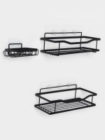 Полки для ванной Stölz, 2 шт., мыльница, чёрные