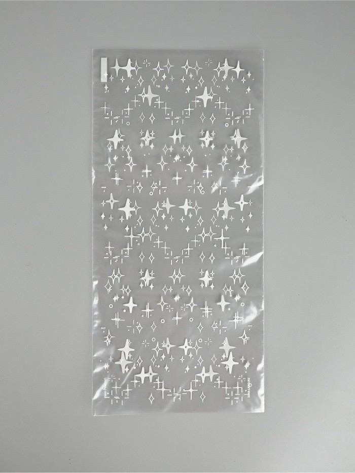 Пакет подарочный пропиленовый «Звёздочки», 14×29 см