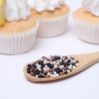 Посыпка кондитерская с мягким центром «КондиМир»: белая, коричневая, черная, 50 г