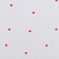 Плёнка в листах, «Сердечки», 58 х 58 ±5% см