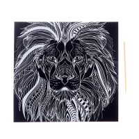 Гравюра «Лев»