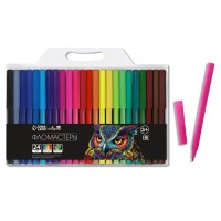 Фломастеры 24 цветов, Calligrata TOP, в блистере