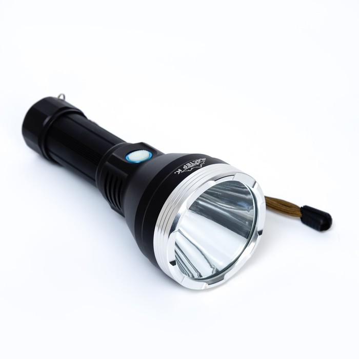 Фонарь ручной аккумуляторный, 6000 мАч, 1500 Лм, 500 м, SST 40, micro USB, 17×7×3.8 см