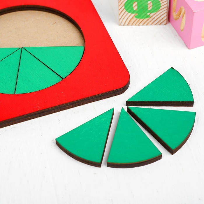 Набор «Дроби», три уровня, 31.5 × 24 см, по методике Никитина Набор «Дроби», три уровня, 31.5 × 24 см, по методике Никитина