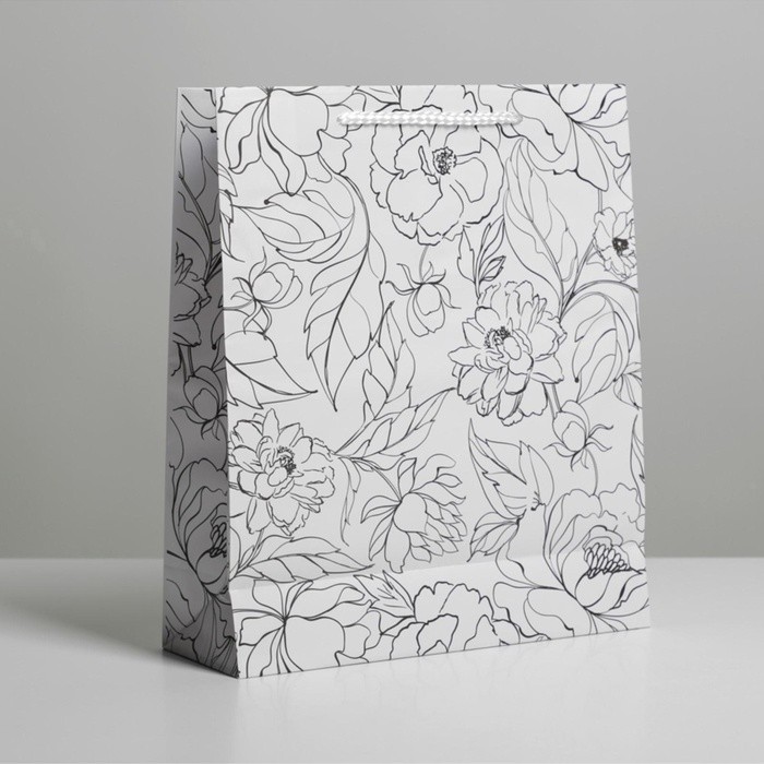 Пакет подарочный ламинированный, упаковка, For you, ML 21×25×8 см