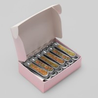 Кусачки-книпсер маникюрные, с пилкой, 5 см, фасовка 12 шт в коробке, рисунок МИКС