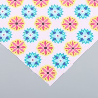 Бумага для скрапбукинга "Калейдоскоп" плотность 180 гр 30,5х32 см