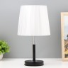 Настольная лампа "Фиона" Е27 40Вт черно-белый 19х19х36 см RISALUX