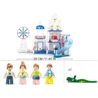 Конструктор Розовая Мечта «Дом с бассейном», 446 деталей