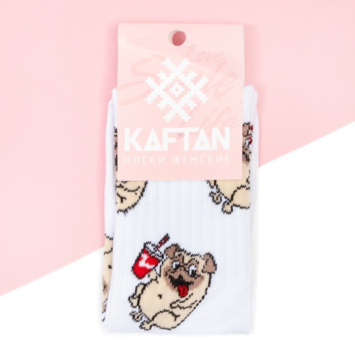 Носки женские KAFTAN "Мопс" р. 36-39 (23-25 см)