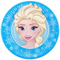 Тарелка одноразовая «С Днем Рождения!», 18 см, Холодное сердце