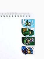 Магнитные закладки для книг, 4 шт. «23 февраля: Защитнику отечества»