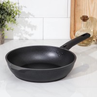 Сковорода «Традиция», d=26 см, съёмная ручка, антипригарное покрытие, цвет чёрный